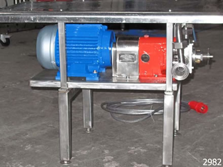 SSP stainless steel rotary lobe pump type 100ND